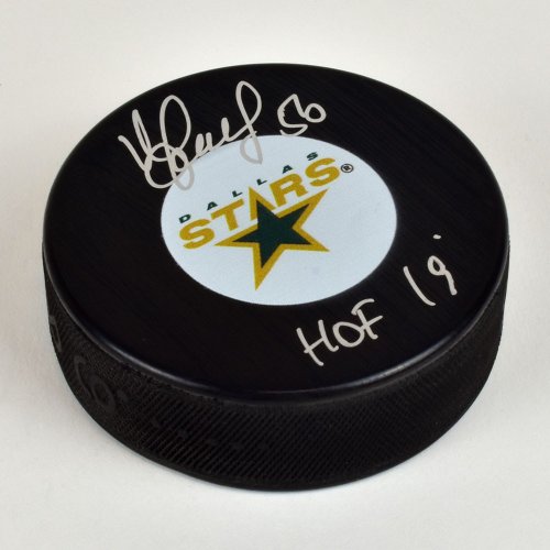 Sergei Zubov Autographed Signed Dallas Stars Hockey Puck with HOF Note