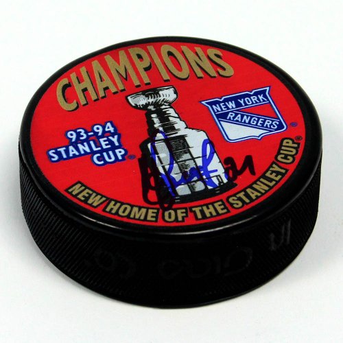 Sergei Zubov New York Rangers Autographed Signed 1994 Stanley Cup Puck