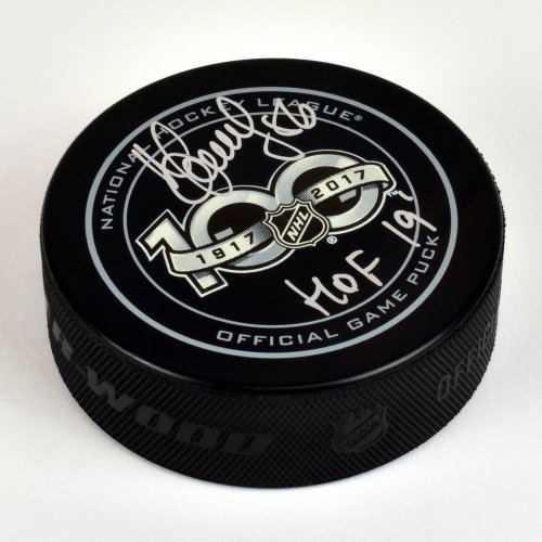 Sergei Zubov NHL Centennial Season Autographed Signed 100 Years Official Game Puck