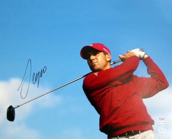 Sergio Garcia Autographed 16X20 Photo Le #/100 UDA Holo #142173
