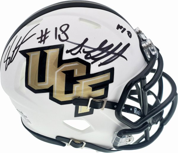 Shaquem & Shaquill Griffin Autographed Signed Ucf Golden Knights White Speed Mini Helmet Mcs Holo #134377 