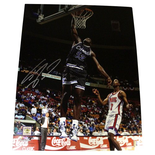 Shaquille O'Neal SHAQ Celtics Lakers Magic Signed Dunk 16x20 Photo JSA