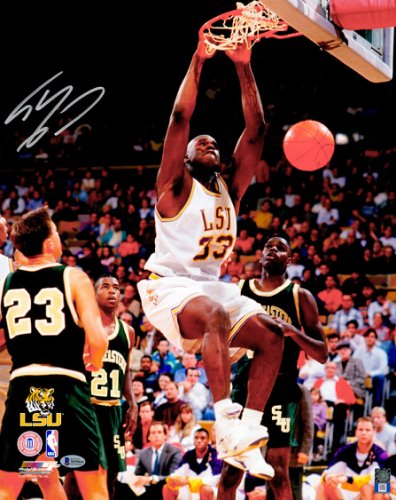 Shaquille O'neal Autographed Signed 16X20 Photo LSU Tigers Beckett Beckett Witness #232720 
