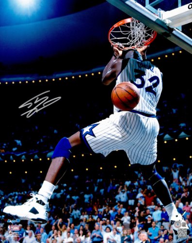 Shaquille O'neal Autographed Signed 16X20 Photo Orlando Magic Beckett Beckett Witness #232719 