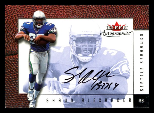 Shaun Alexander Autographed Seattle Seahawks Mini Helmet
