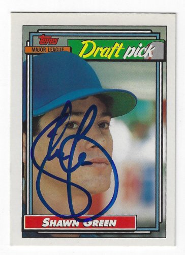 Shawn Green Autographed Signed 1992 Topps Card - Autographs