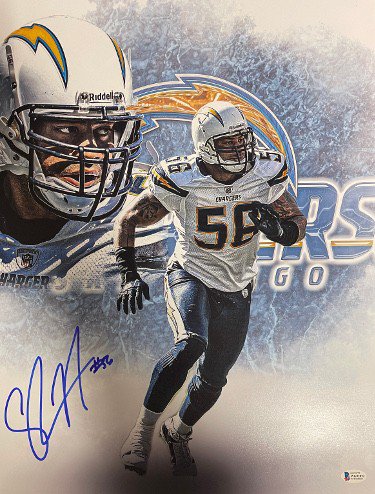 Shawne Merriman Autographed San Diego Chargers Jersey –