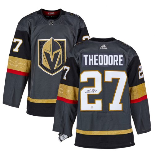 Shea Theodore Autographed Signed Vegas Golden Knights Alternate adidas Jersey