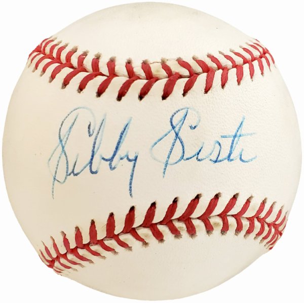 Sibby Sisti Autographed Signed Official Nl Baseball Boston Braves Beckett Beckett 