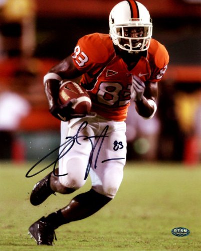 Sinorice Moss Autographed Signed 8X10 Photo Miami Hurricanes Gtsm #208959 