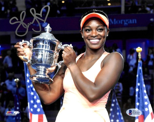 Sloane Stephens Autographed 8X10 Photo U.S. Open Beckett Beckett