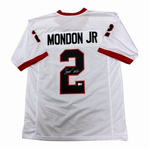 Smael Mondon Jr. Autographed Signed Georgia Bulldogs Custom White #2 Jersey - Beckett Authentic 