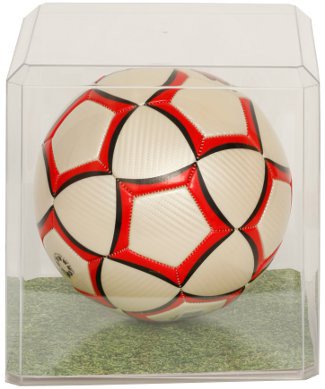 Soccer ball Full Size Clear Acrylic Display Case- USA Made 