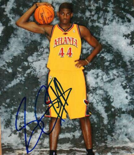 Solomon Jones Autographed Signed Atlanta Hawks Photo - Autographs