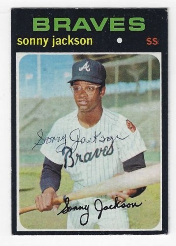 Sonny Jackson Autographed Signed Atlanta Braves 1971 Topps Card - Autographs