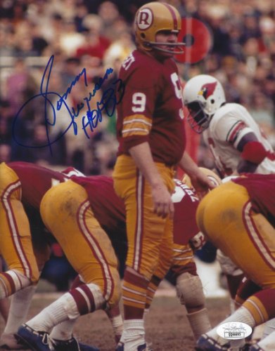 Sonny Jurgensen Autographed Signed 8X10 Washington Redskins Photo JSA - Autographs