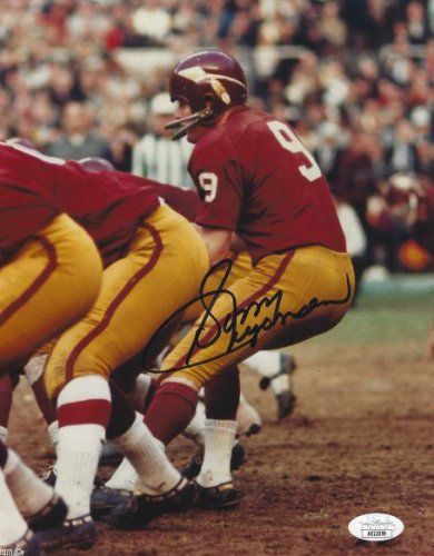 Sonny Jurgensen Autographed Signed 8X10 Washington Redskins Photo JSA - Autographs