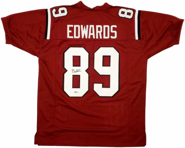 South Carolina Gamecocks Bryan Edwards Autographed Red Jersey Beckett Beckett