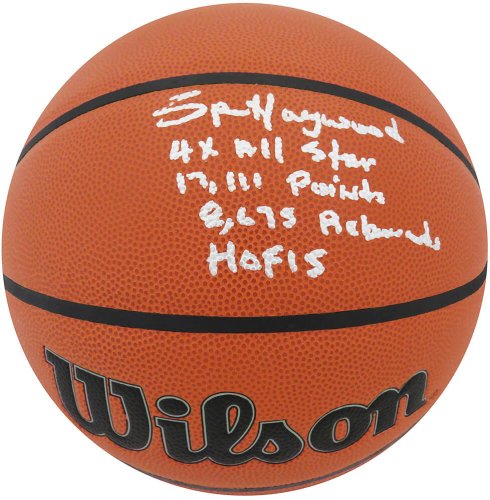 Spencer Haywood Autographed Signed Wilson NBA Indoor/Outdoor Basketball w/4 Inscriptions 