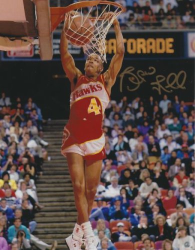 Spud Webb Autographed Signed 8X10 Atlanta Hawks Photo - Autographs 
