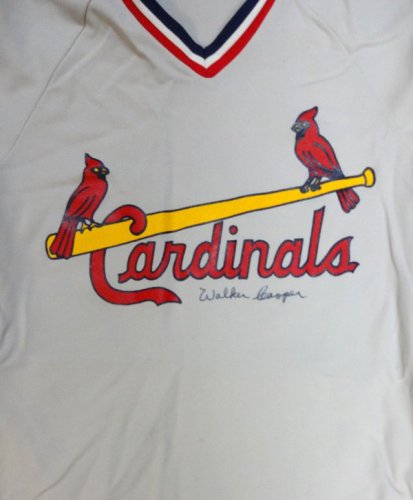 St. Louis Cardinals Walker Cooper Autographed Gray Jersey PSA/DNA