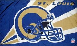 St. Louis Rams Helmet Flag 