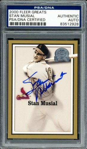 Stan Musial Autographed Cardinals Jersey in Shadow Box – Best of