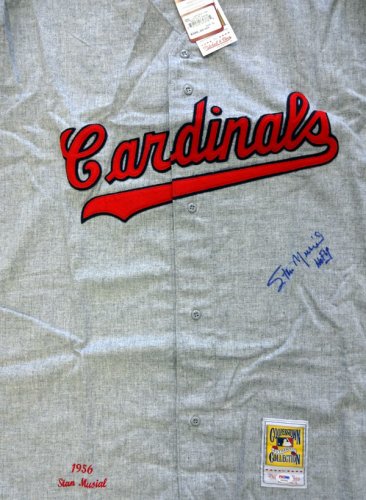 Stan Musial Signed Mitchell & Ness 1944 St. Louis Cardinals Jersey PSA DNA