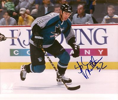 Stephane Matteau Autographed Signed 8X10 San Jose Sharks Photo - Autographs
