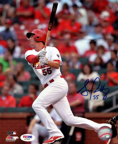 Stephen Piscotty Autographed 8X10 Photo St. Louis Cardinals PSA/DNA