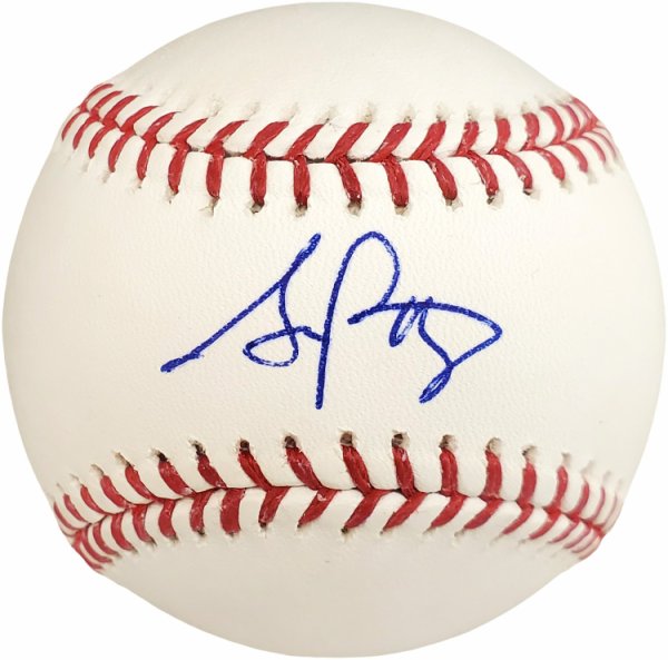 Stephen Piscotty Autographed Official MLB Baseball Cardinals, A's MLB Holo #102685