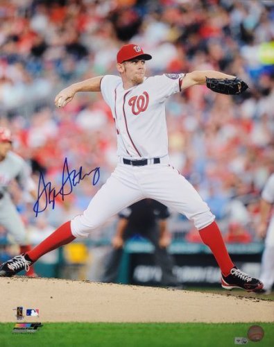 Stephen Strasburg Autographed Signed 16X20 Washington Nationals Photo With MLB Hologram - Autographs
