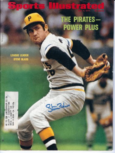 Steve Blass Autographed Signed Pittsburgh Pirates Sports Illustrated Magazine 7/3/72 - Autographs 