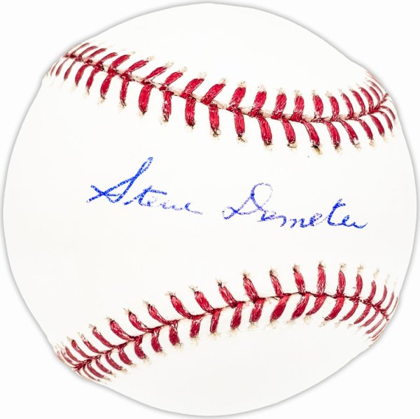 Steve Demeter Autographed Official MLB Baseball Detroit Tigers