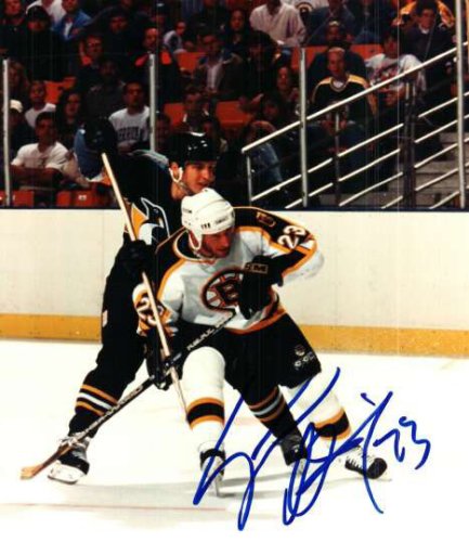 Steve Heinze Autographed Signed Boston Bruins Photo - Autographs 