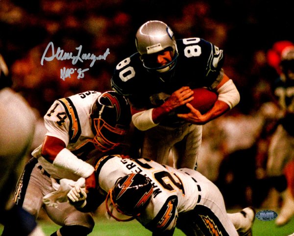 Steve Largent Autographed 8X10 Photo Seattle Seahawks "HOF 95" Mcs Holo #211081