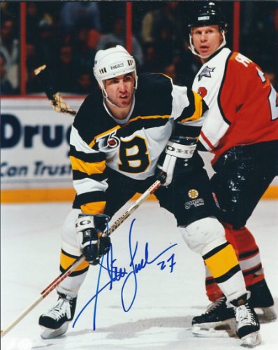 Steve Leach Autographed Signed 8X10 Boston Bruins Photo - Autographs 