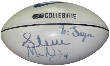 Steve mcnair best sale signed football