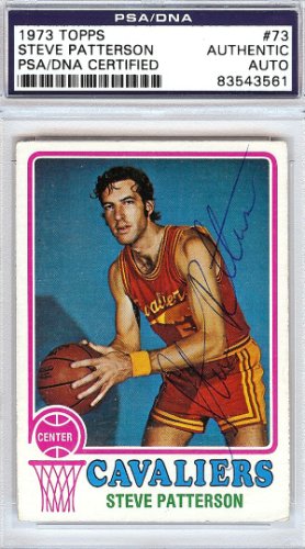 Steve Patterson Autographed 1973 Topps Card #73 Cleveland Cavaliers PSA/DNA