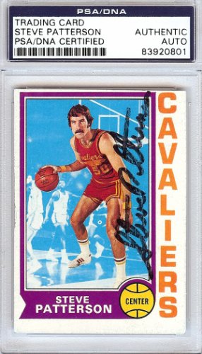 Steve Patterson Autographed 1974 Topps Card #24 Cleveland Cavaliers PSA/DNA