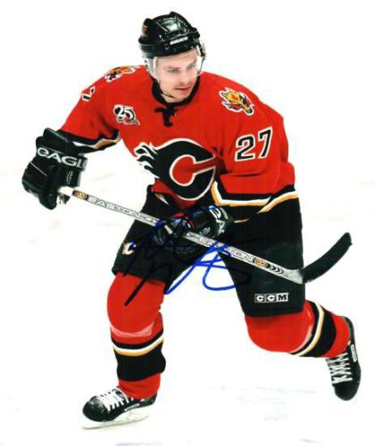 Steve Reinprecht Autographed Signed Calgary Flames Photo - Autographs