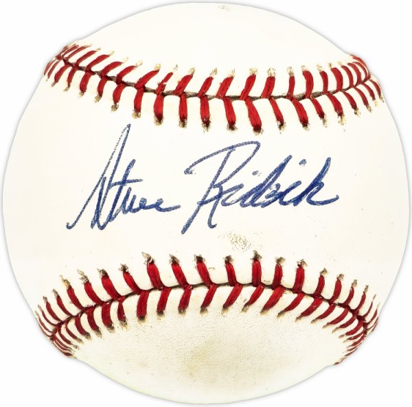 Steve Ridzik Autographed Official Nl Baseball Philadelphia Phillies #229642