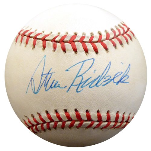 Steve Ridzik Autographed Signed Official Nl Baseball Philadelphia Phillies Beckett Beckett 