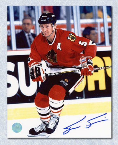 Steve Smith Autographed Signed Chicago Blackhawks Hockey 8x10 Photo