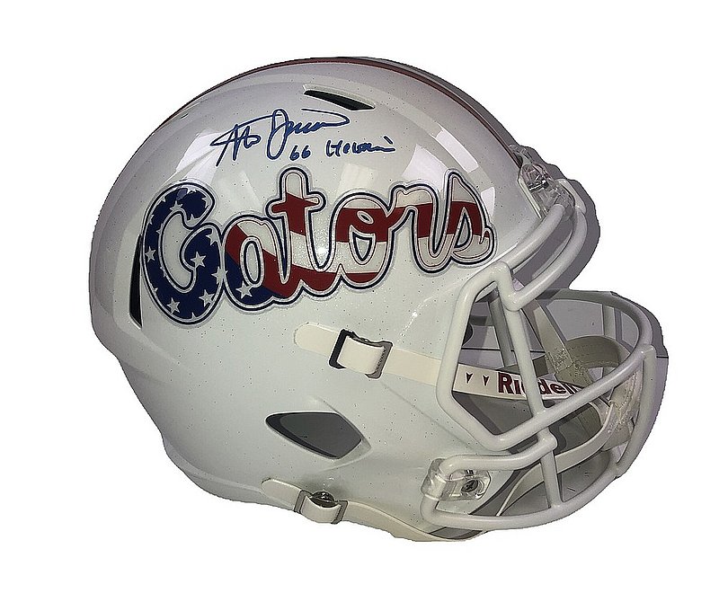 Steve Spurrier Autographed Signed Speed Stars & Stripes F/S Rep Helmet w/ 66 Heisman - JSA 