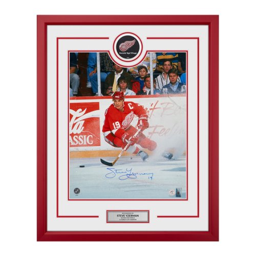 Steve Yzerman NHL All Star Game Autographed 1984 Rookie Year Retro