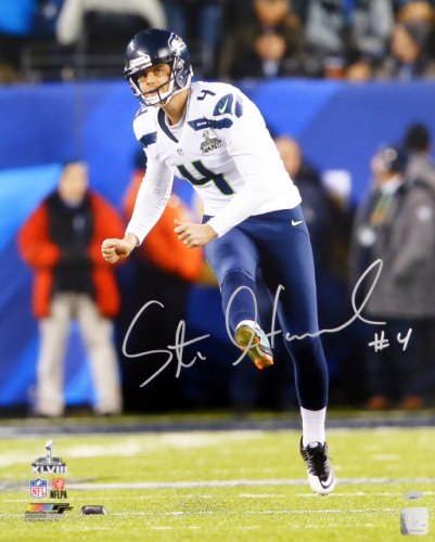 Steven Hauschka Autographed Signed 16X20 Photo Seattle Seahawks Super Bowl Mcs Holo #98219 