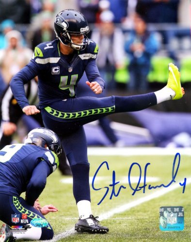 Steven Hauschka Autographed Signed 8X10 Photo Seattle Seahawks Mcs Holo #112643 