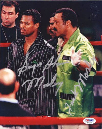 Sugar Shane Mosley & Jack Mosley Autographed Signed 8X10 Photo PSA/DNA 