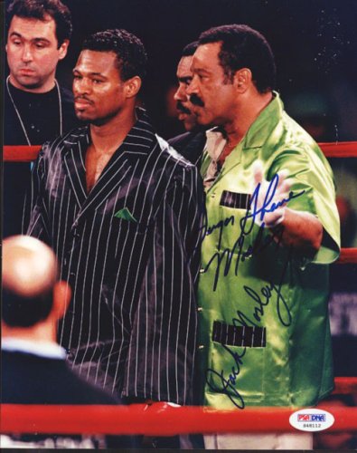 Sugar Shane Mosley & Jack Mosley Autographed Signed 8X10 Photo PSA/DNA 